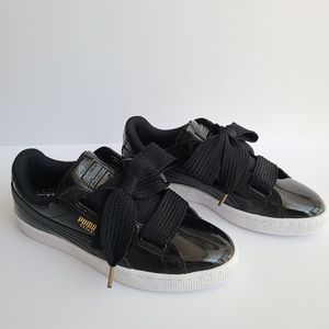 Puma Basket Heart Patent Sneaker Women's Size 8
